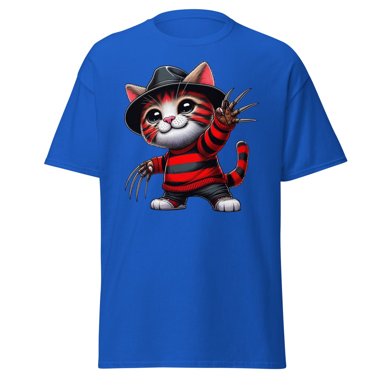 Freddie Cougar | Cat T-Shirt - Royal - T-Shirts Online