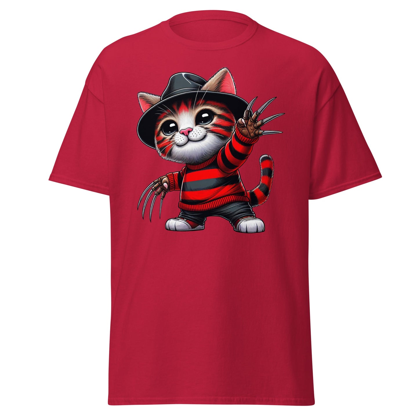 Freddie Cougar | Cat T-Shirt - Cardinal - T-Shirts Online