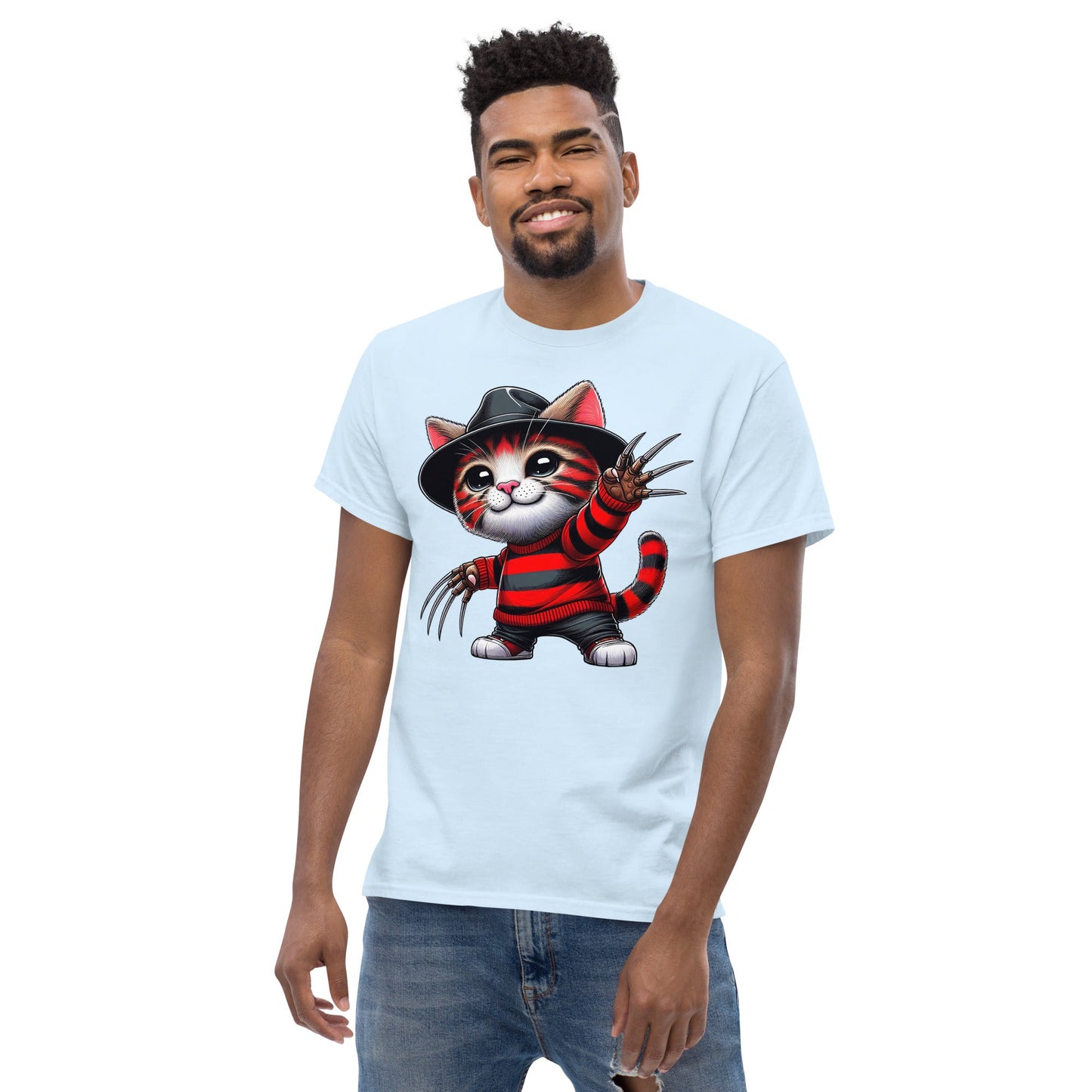 Freddie Cougar | Cat T-Shirt - Black - T-Shirts Online