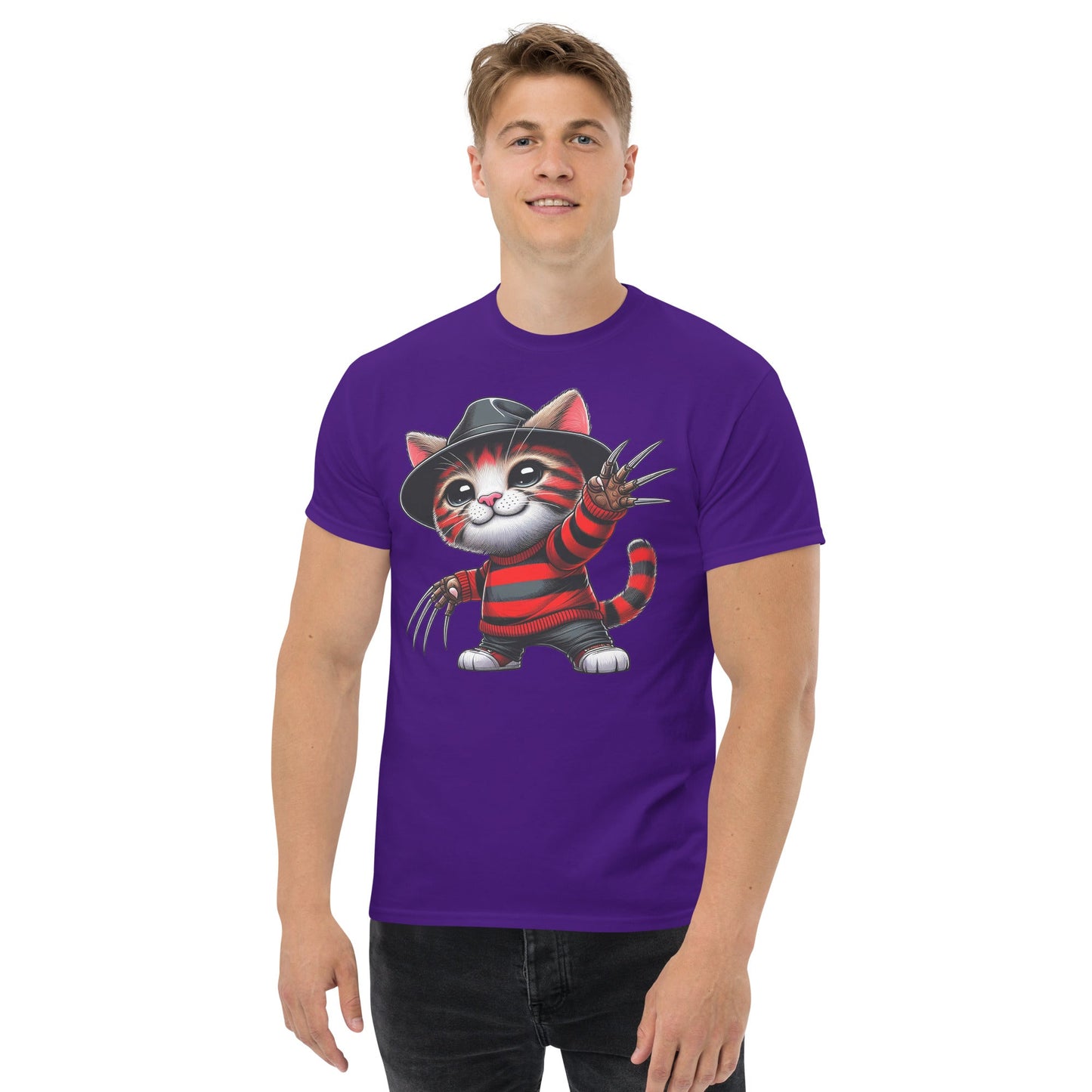 Freddie Cougar | Cat T-Shirt - Black - T-Shirts Online