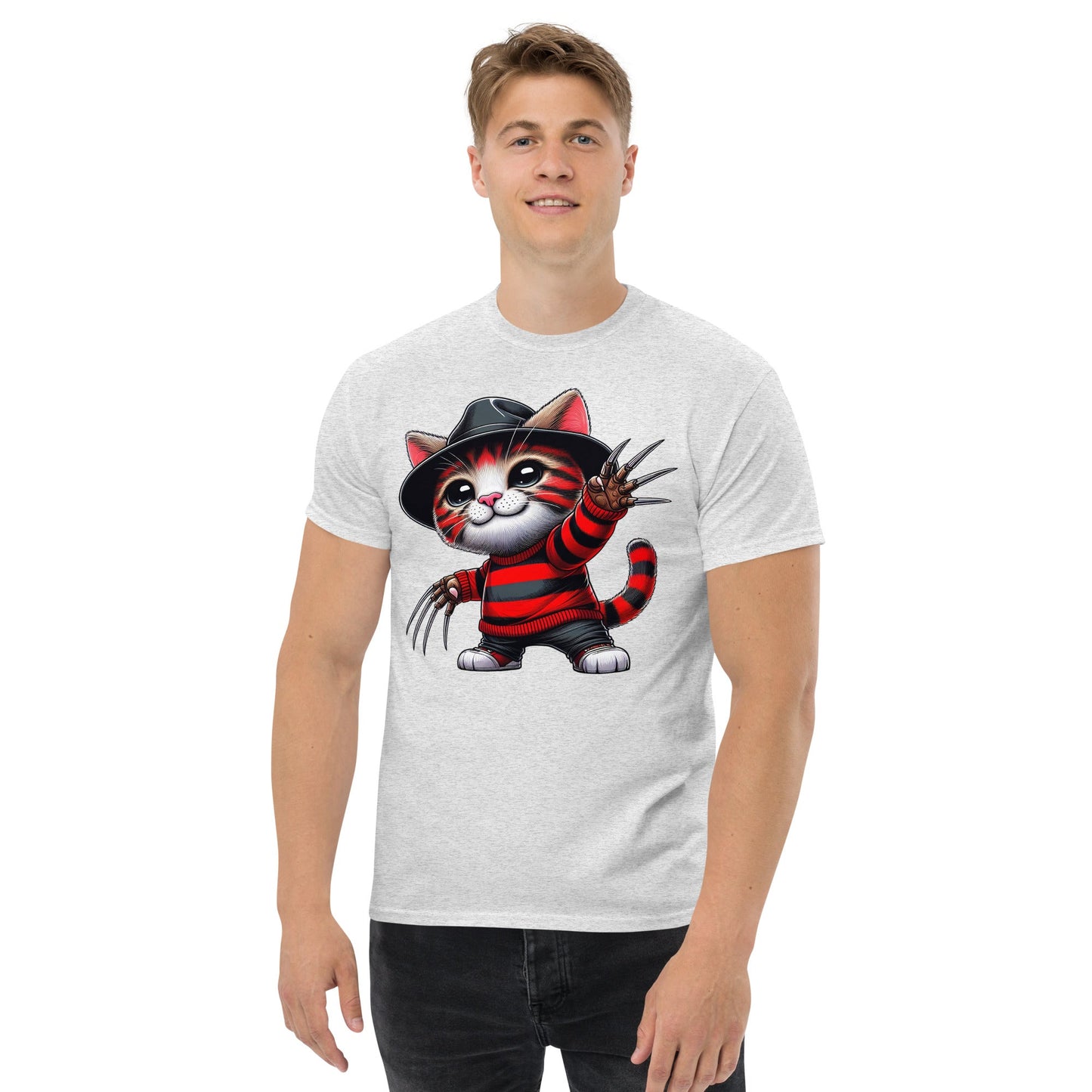 Freddie Cougar | Cat T-Shirt - Black - T-Shirts Online