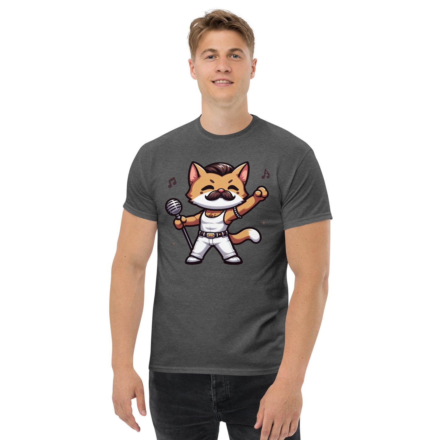 Freddie Purcury | Cat T-Shirt - Black - T-Shirts Online