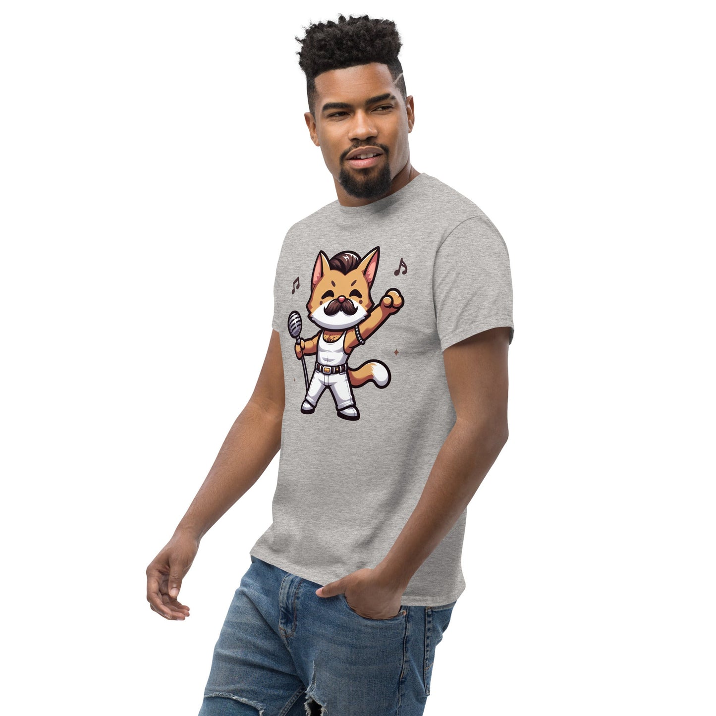 Freddie Purcury | Cat T-Shirt - Black - T-Shirts Online