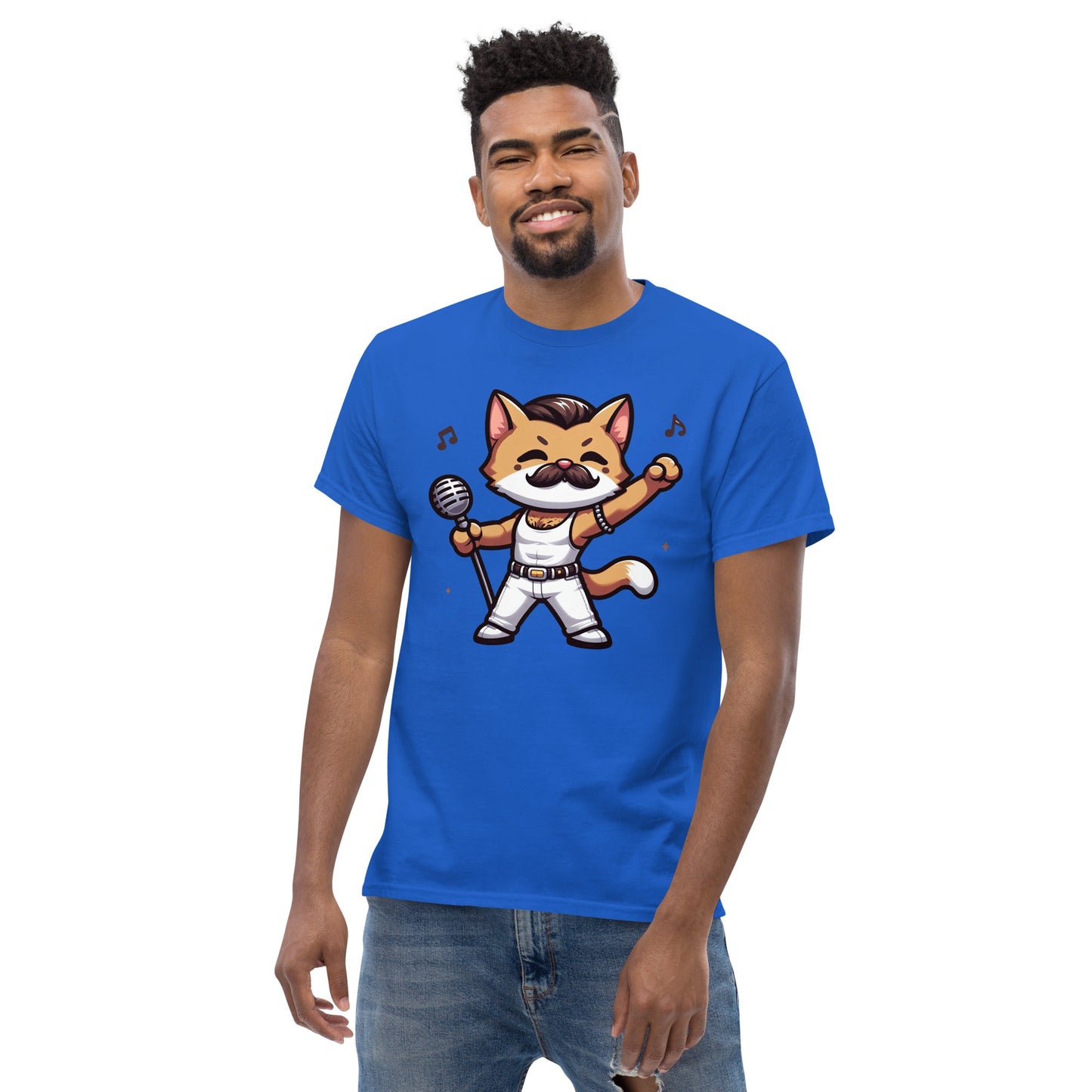 Freddie Purcury | Cat T-Shirt - Black - T-Shirts Online