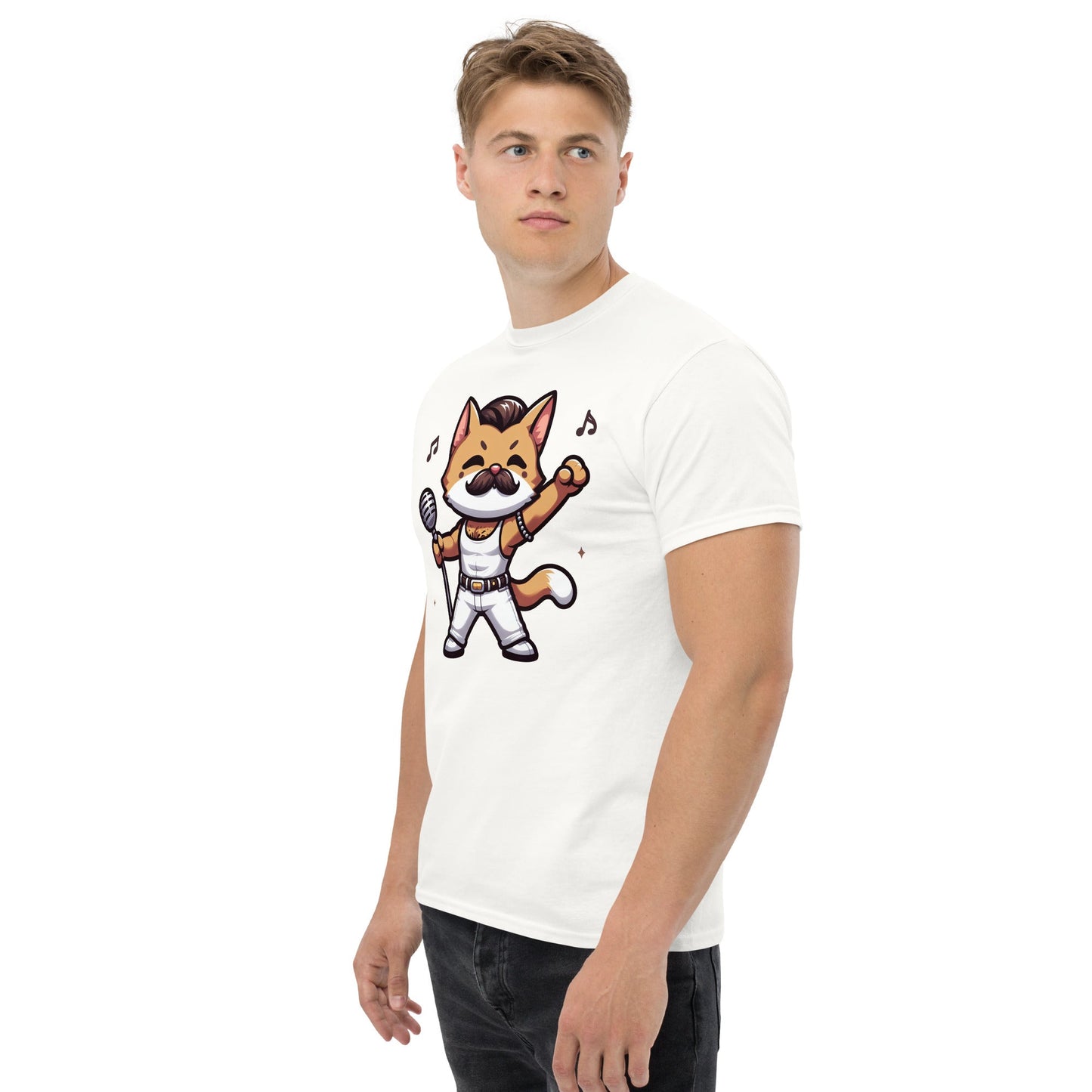 Freddie Purcury | Cat T-Shirt - Black - T-Shirts Online