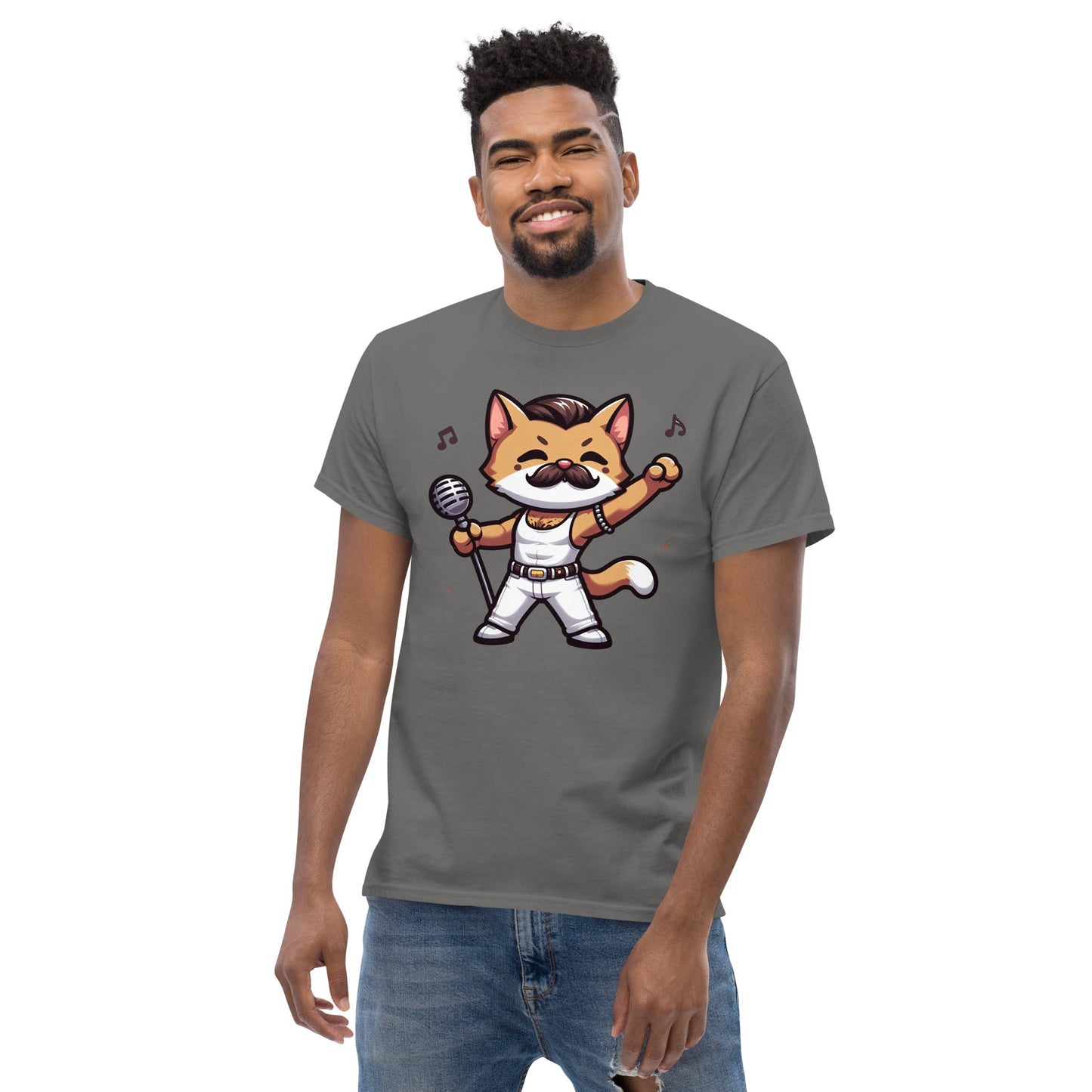 Freddie Purcury | Cat T-Shirt - Black - T-Shirts Online