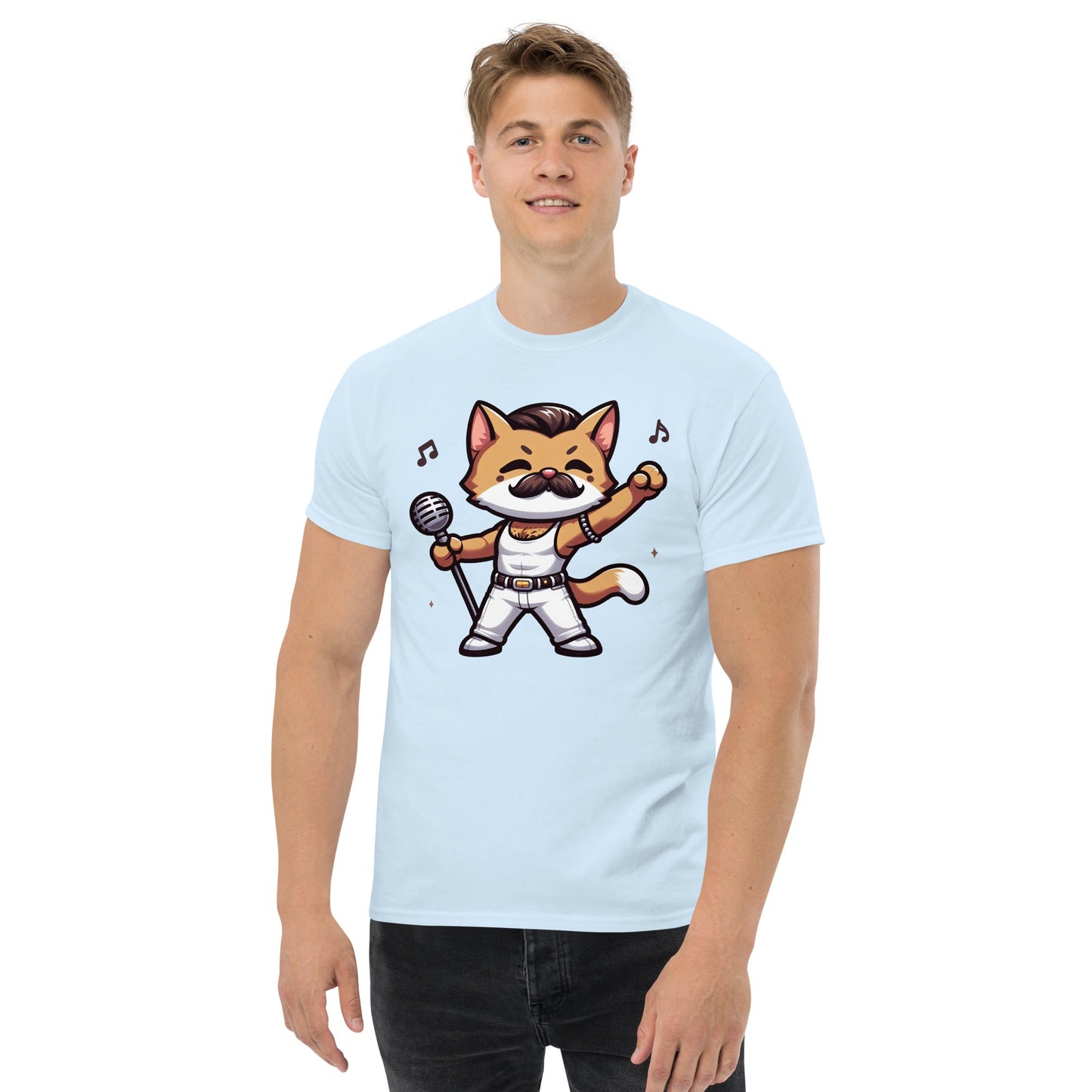 Freddie Purcury | Cat T-Shirt - Black - T-Shirts Online