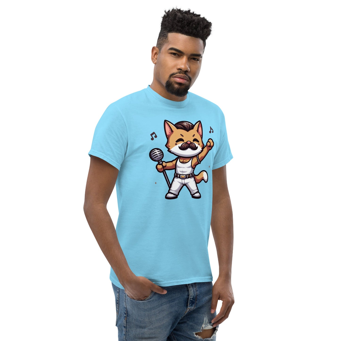 Freddie Purcury | Cat T-Shirt - Black - T-Shirts Online