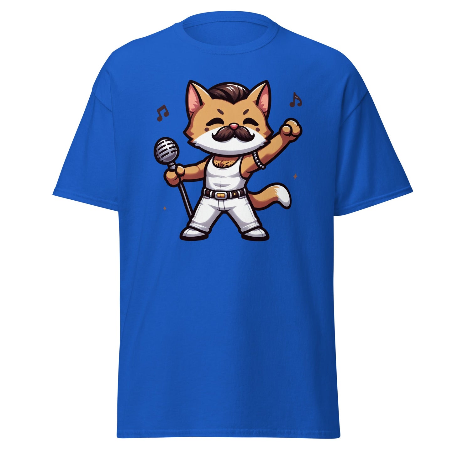 Freddie Purcury | Cat T-Shirt - Royal - T-Shirts Online
