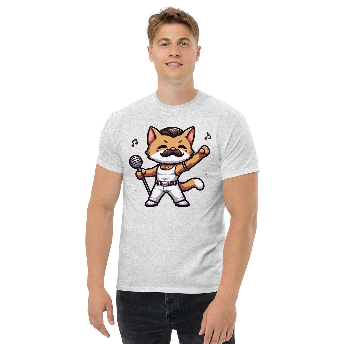 Freddie Purcury | Cat T-Shirt - Black - T-Shirts Online