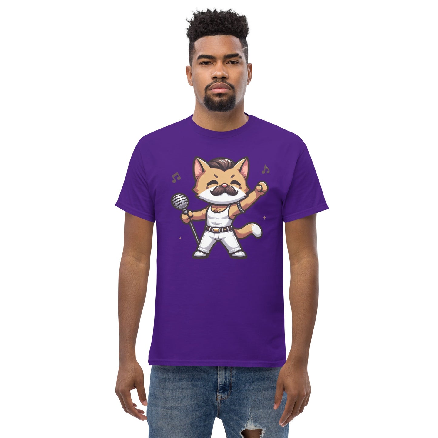 Freddie Purcury | Cat T-Shirt - Black - T-Shirts Online