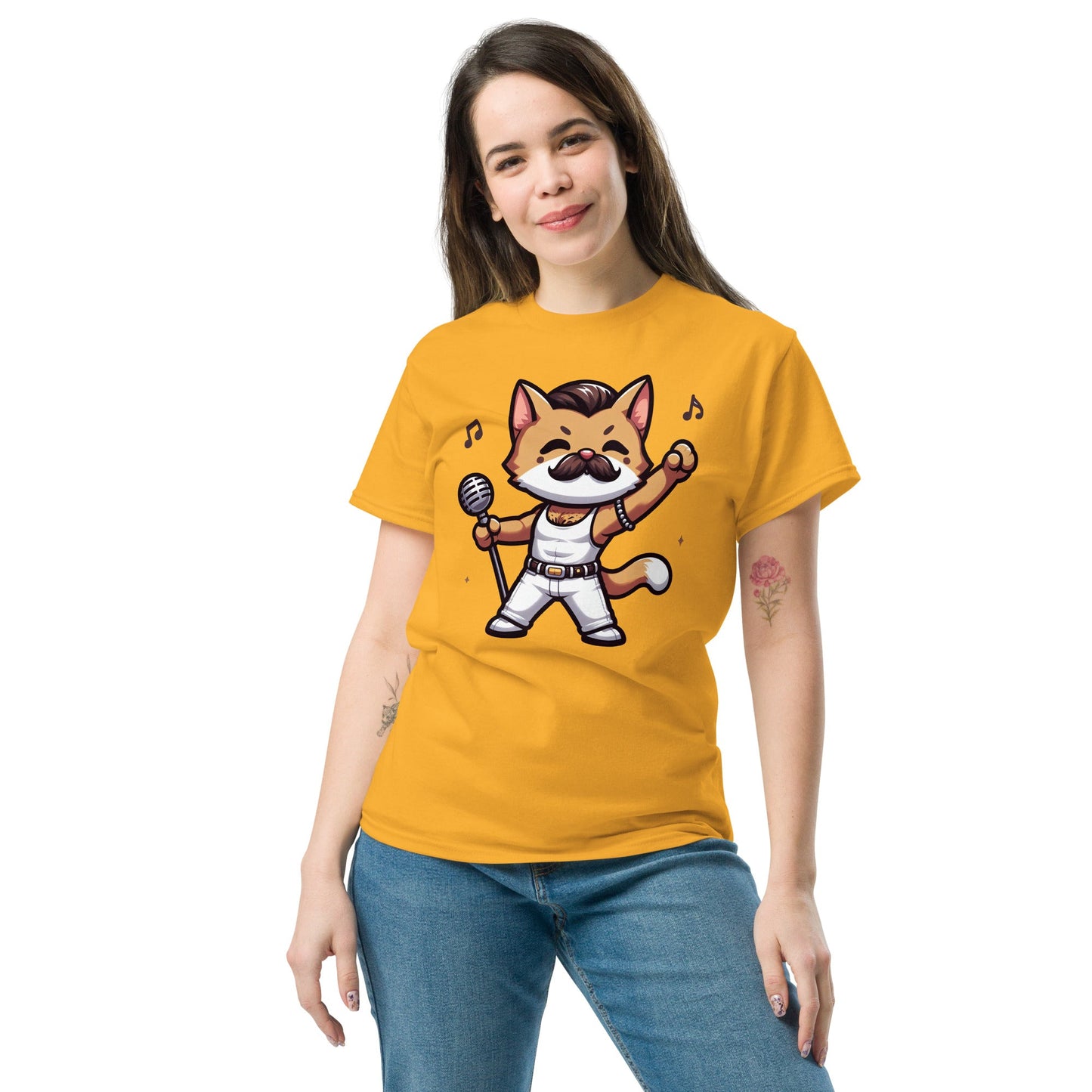 Freddie Purcury | Cat T-Shirt - Black - T-Shirts Online