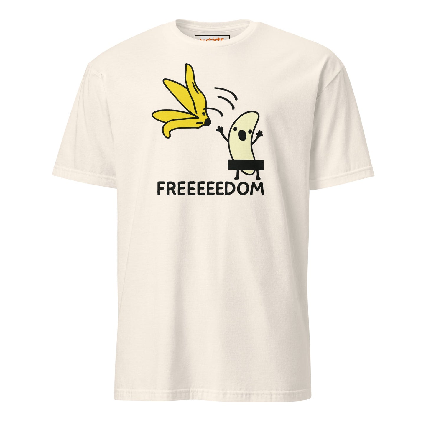 Freeedom T-Shirt | Banana Liberation Tee - Natural - T-Shirts Online