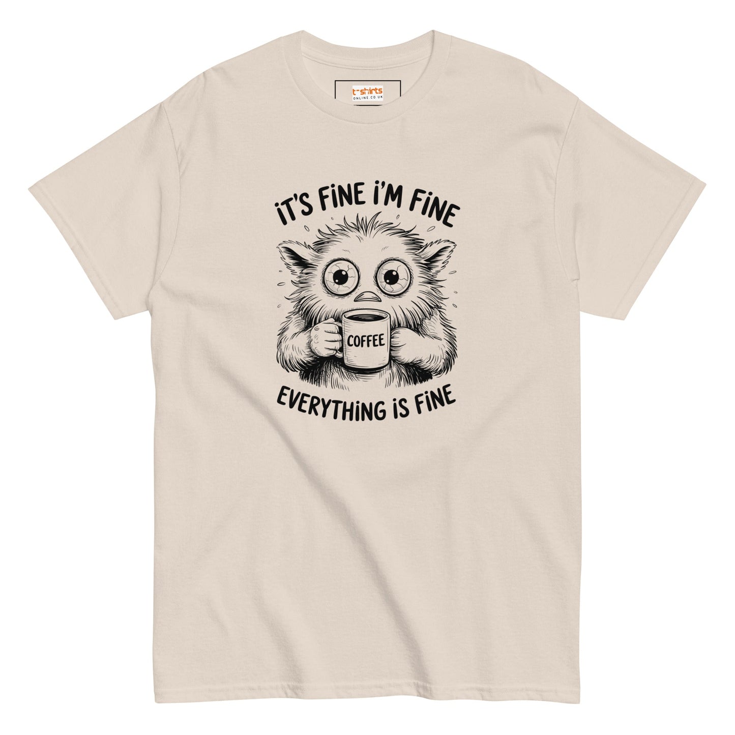 Funny Cat T-Shirt | Feline T-Shirt - Natural - T-Shirts Online