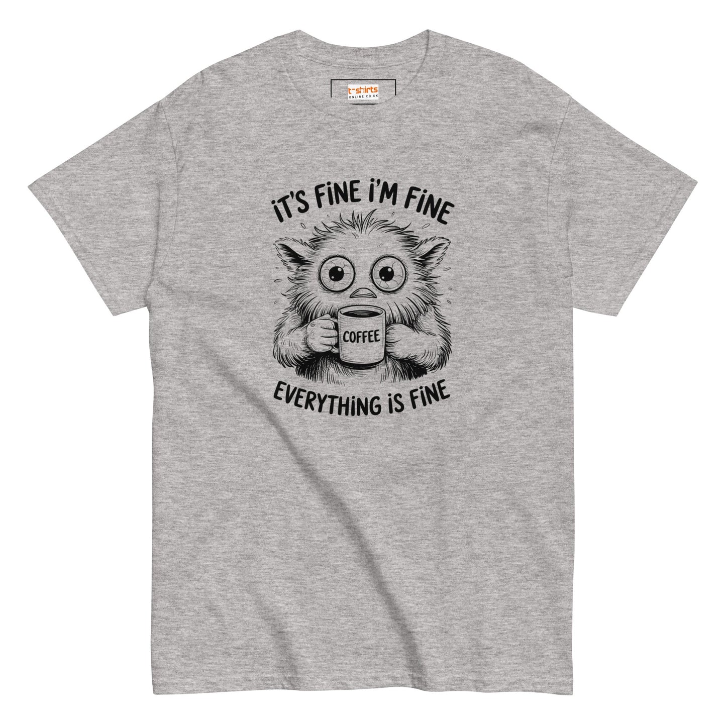 Funny Cat T-Shirt | Feline T-Shirt - Sport Grey - T-Shirts Online