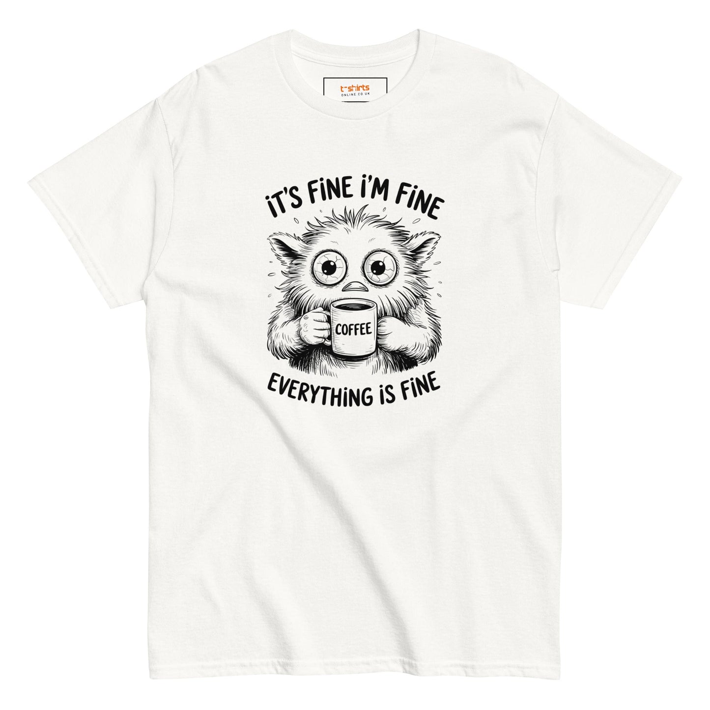 Funny Cat T-Shirt | Feline T-Shirt - White - T-Shirts Online