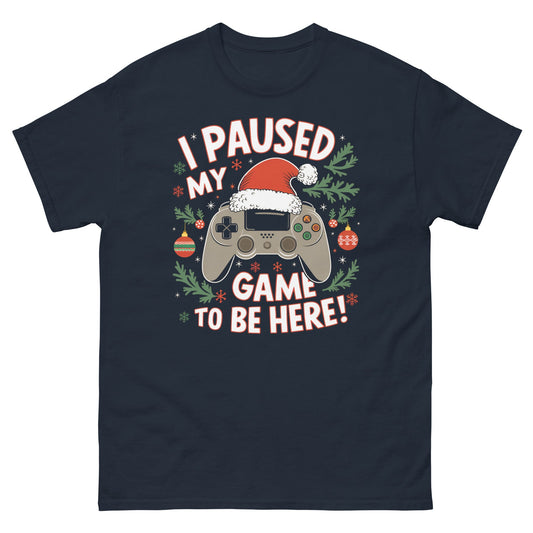 Gamer Christmas | Christmas Gaming T-Shirt - Navy - T-Shirts Online