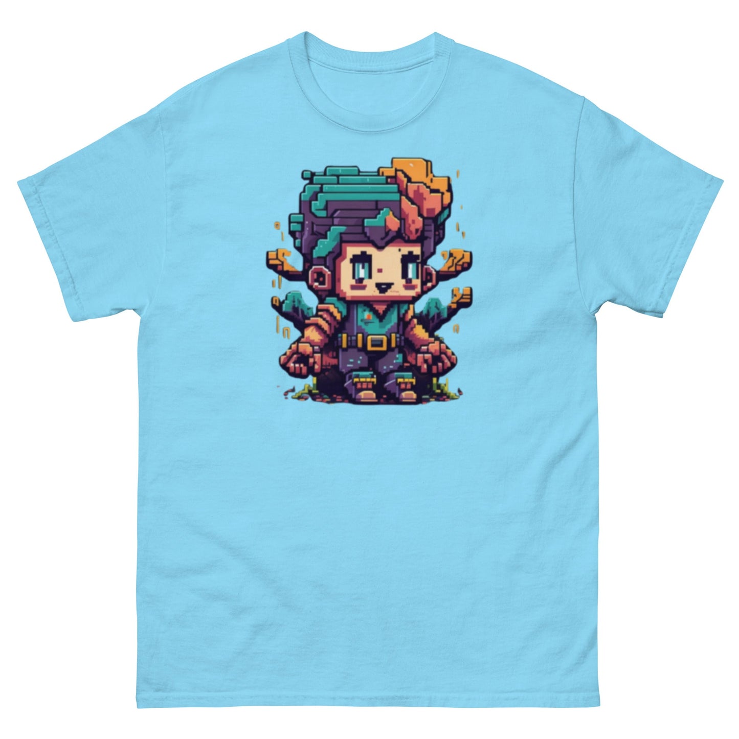 Gamer PixelArt | Gaming T-Shirt - Sky - T-Shirts Online