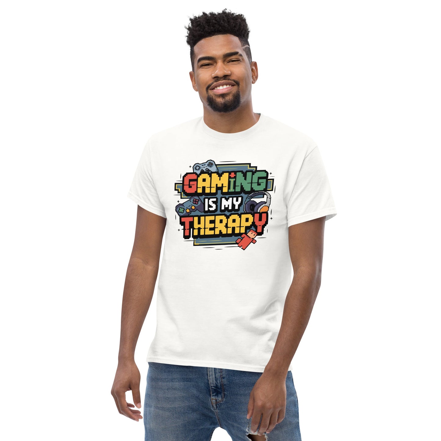 Gaming Therapy | Gaming T-Shirt - Cardinal - T-Shirts Online