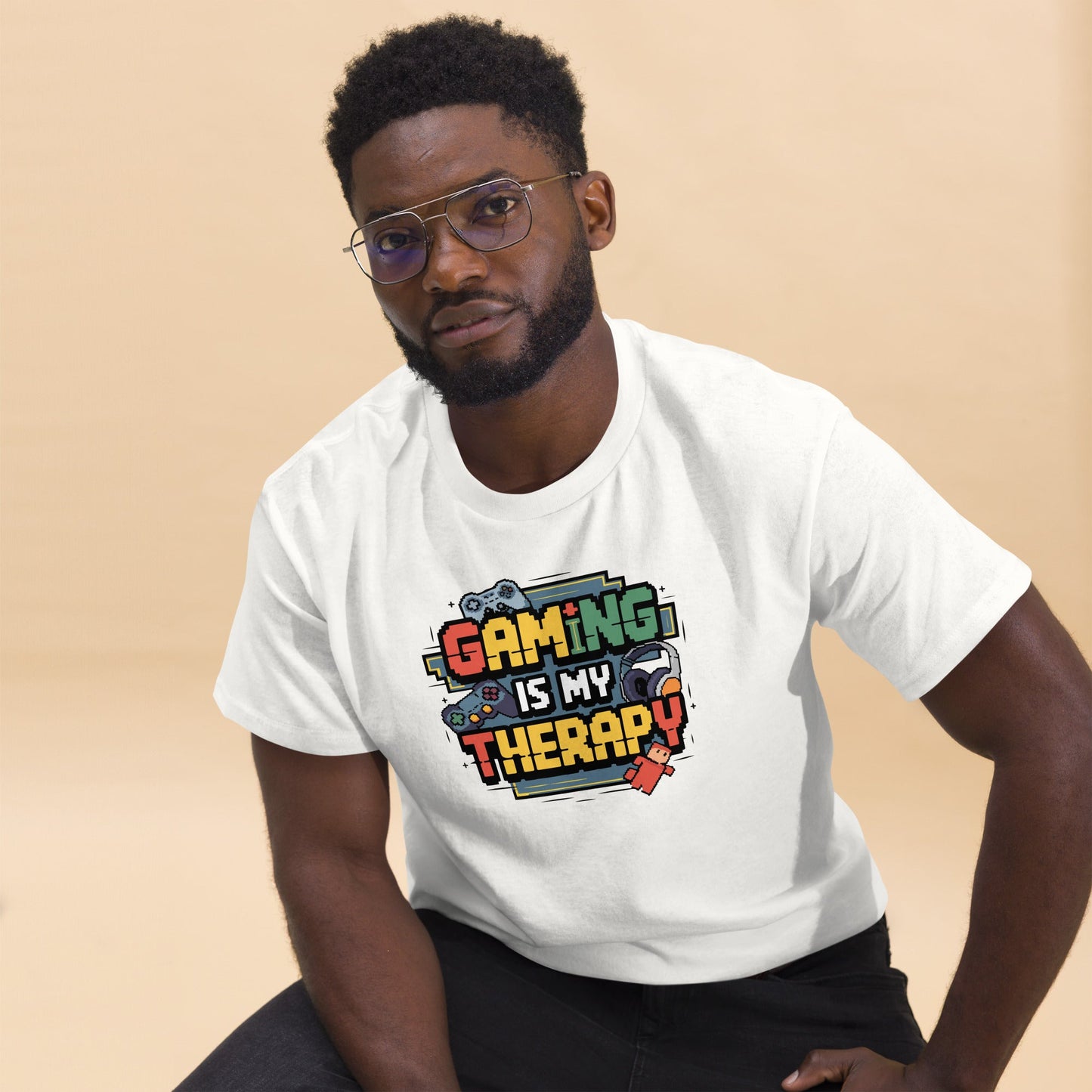 Gaming Therapy | Gaming T-Shirt - Cardinal - T-Shirts Online