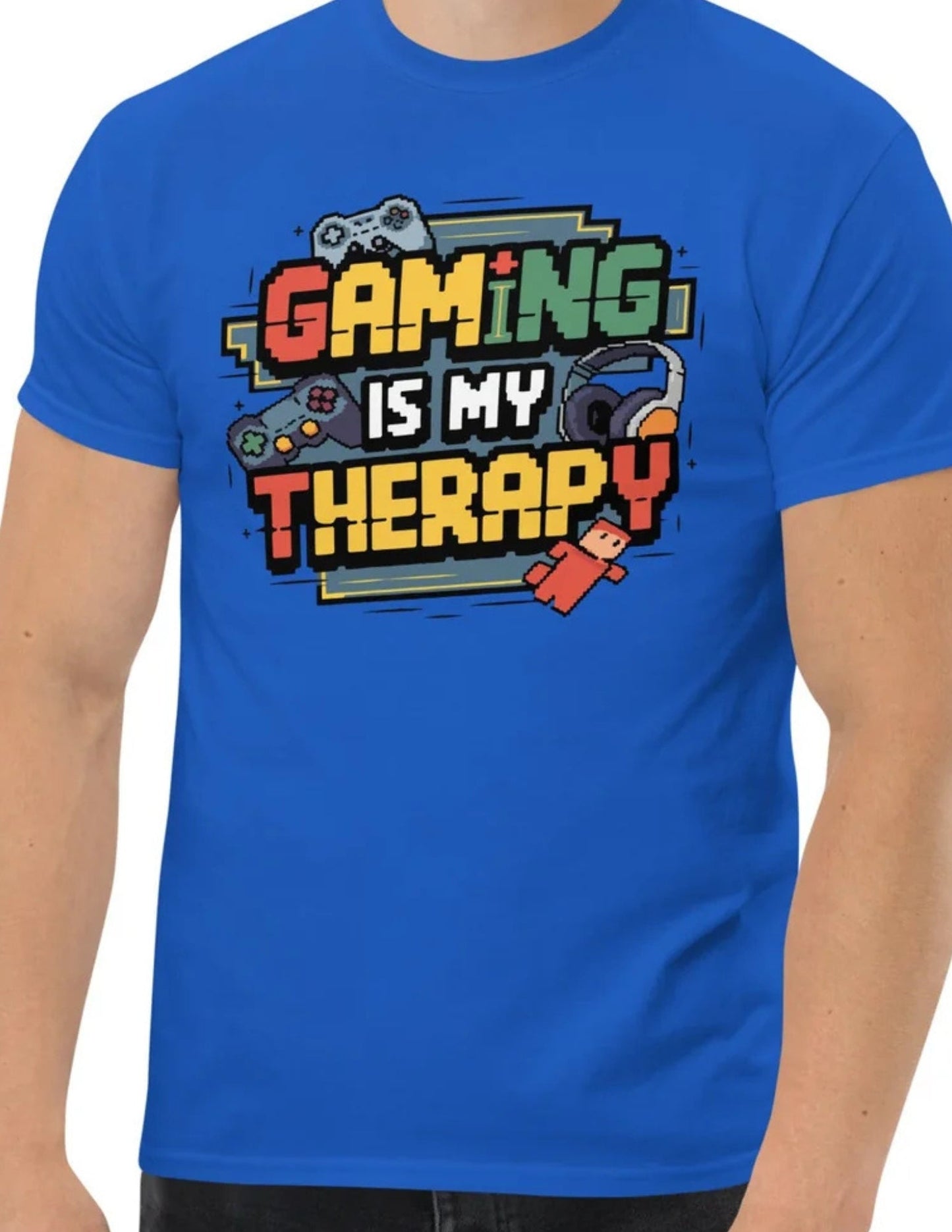 Gaming Therapy | Gaming T-Shirt - Cardinal - T-Shirts Online