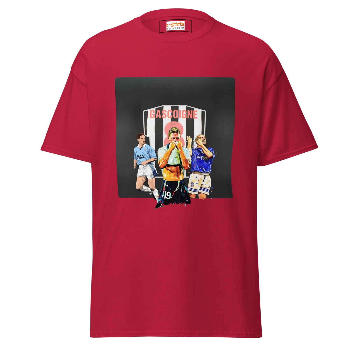 Gazza! | Football Icon T-Shirt - Cardinal - T-Shirts Online