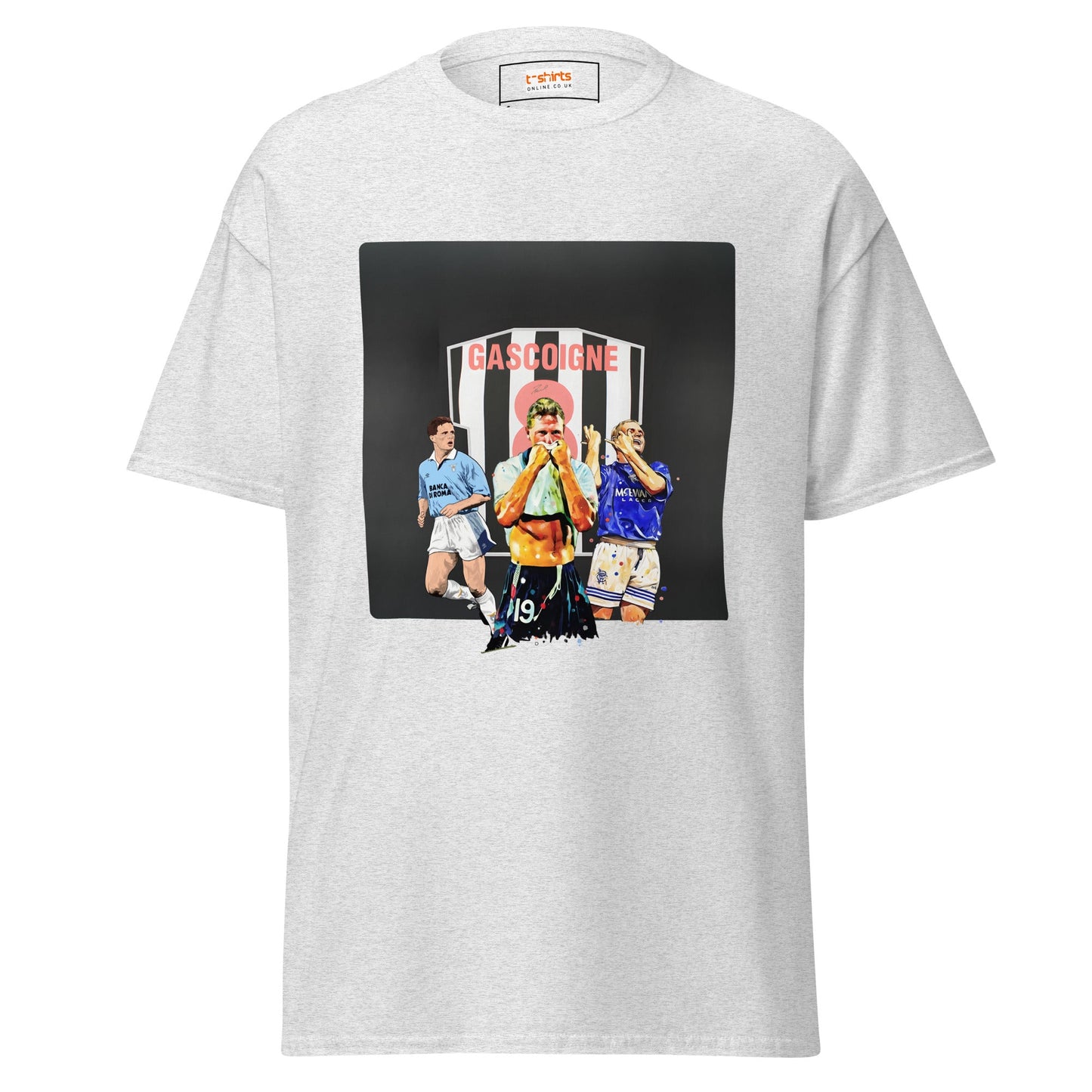 Gazza! | Football Icon T-Shirt - Ash - T-Shirts Online