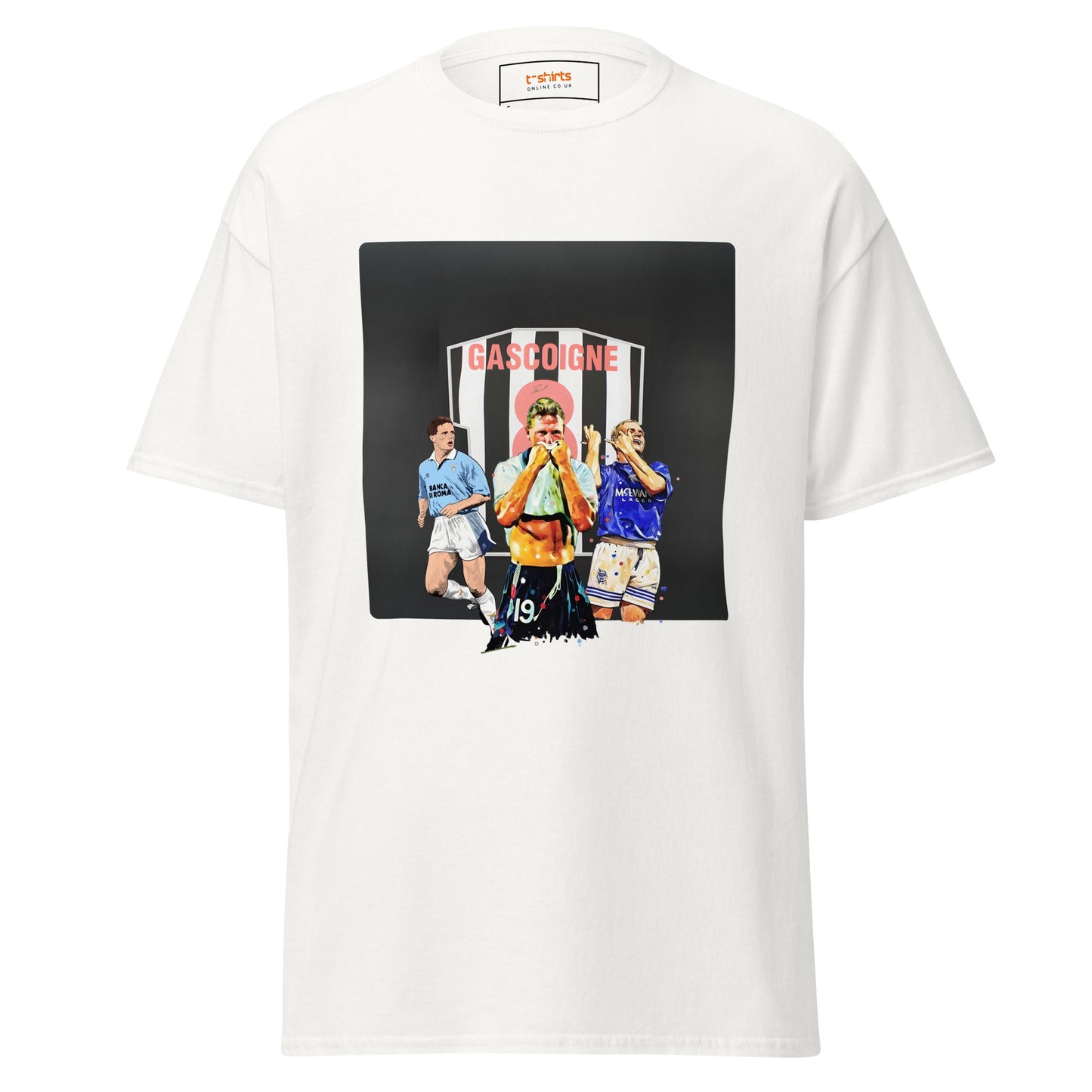 Gazza! | Football Icon T-Shirt - White - T-Shirts Online