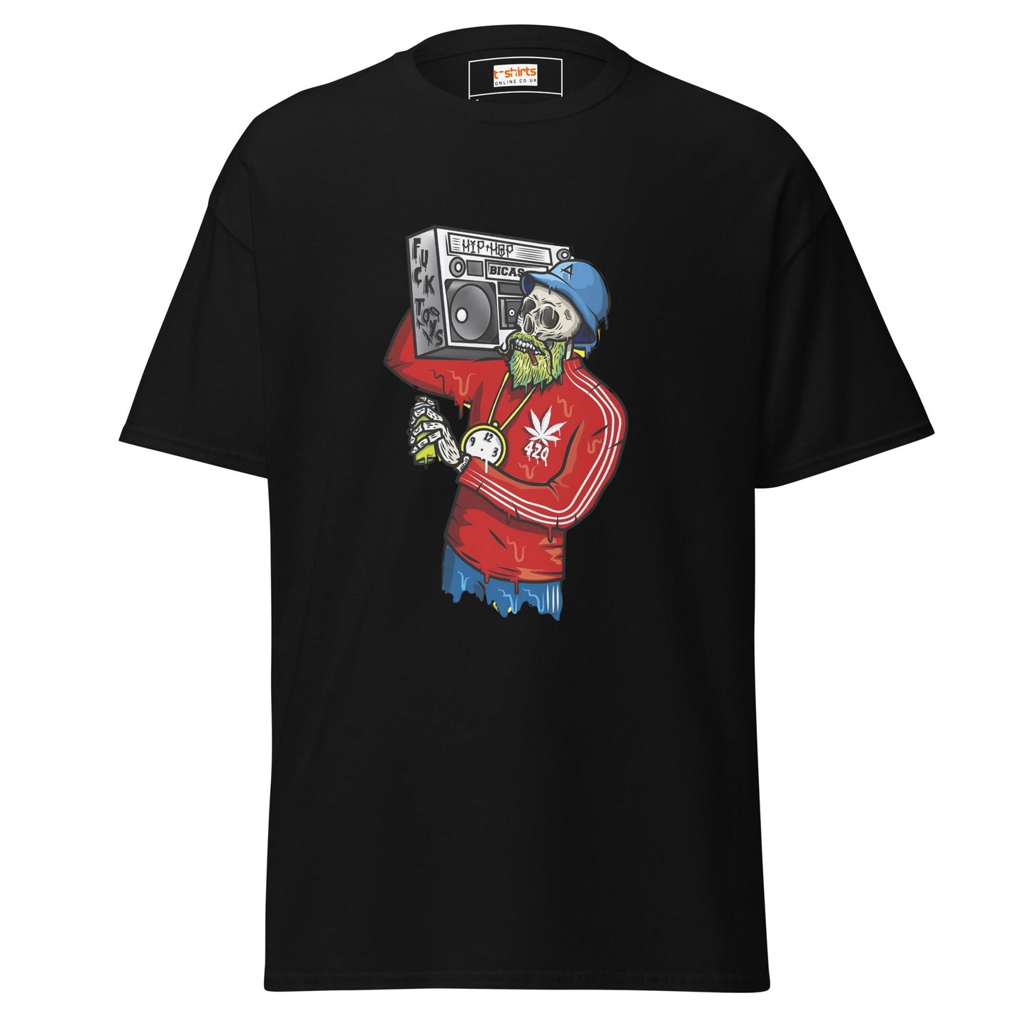 Ghetto Skeleton | Men's T Shirt - Black - T-Shirts Online