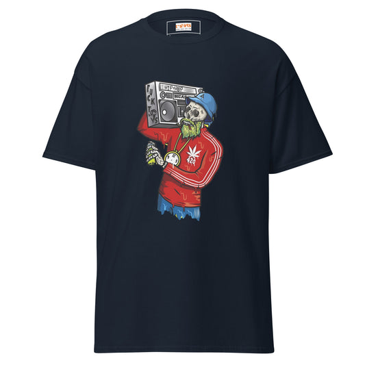 Ghetto Skeleton | Men's T Shirt - Navy - T-Shirts Online
