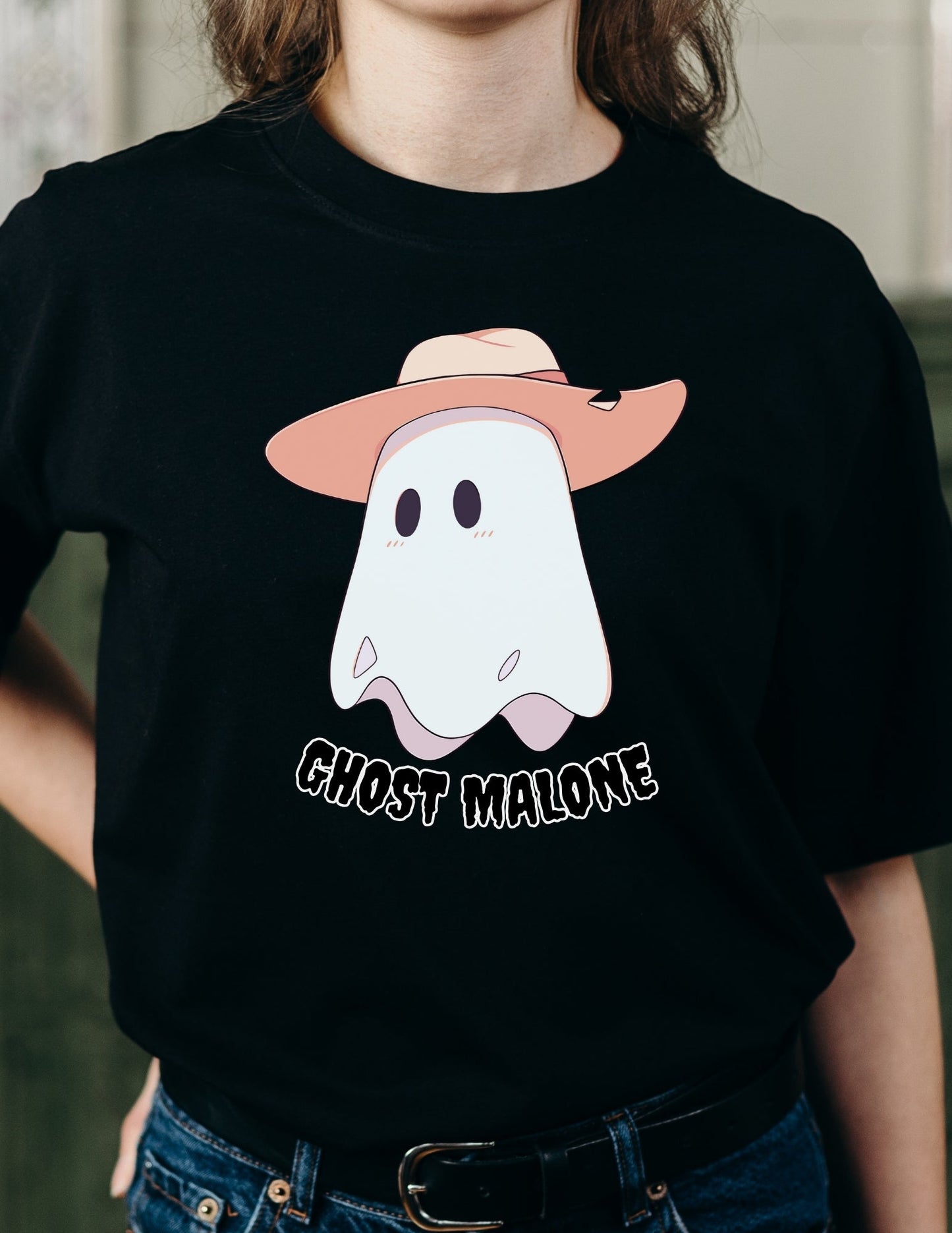 Ghost Malone T-Shirt | Halloween Music Tee - Black - T-Shirts Online