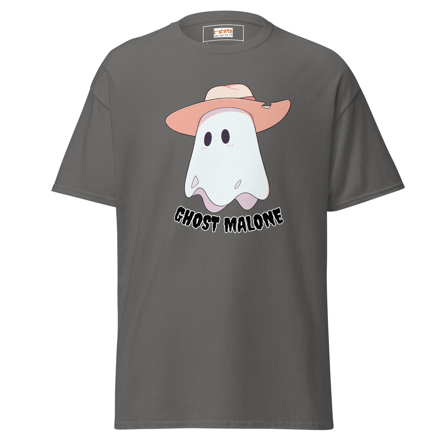 Ghost Malone T-Shirt | Halloween Music Tee - Charcoal - T-Shirts Online