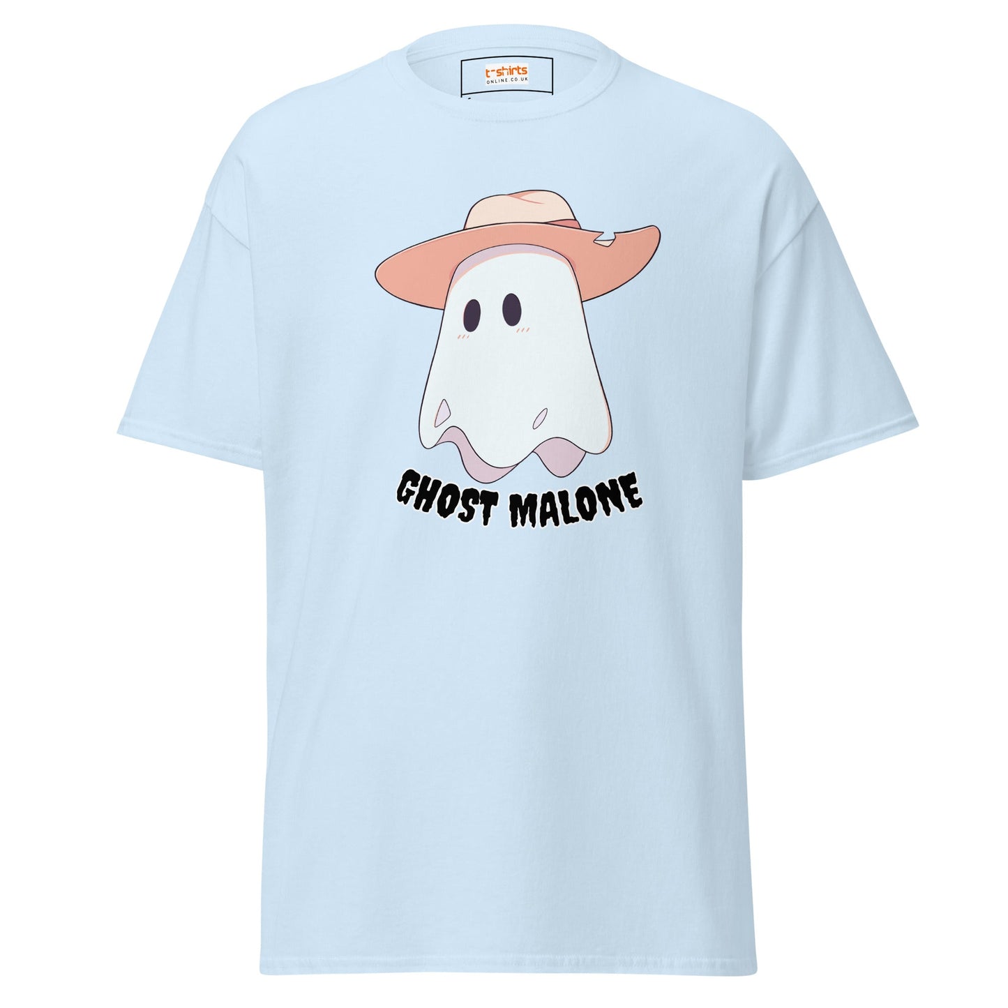 Ghost Malone T-Shirt | Halloween Music Tee - Light Blue - T-Shirts Online