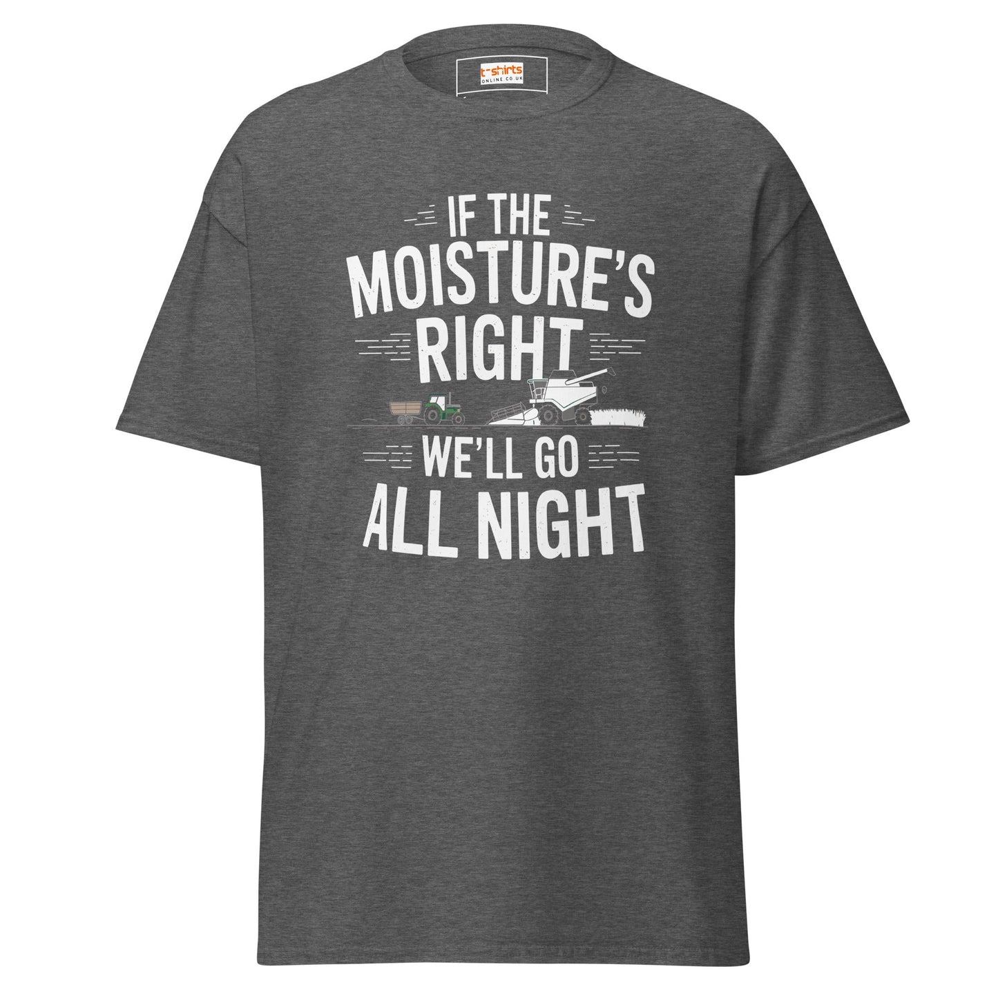 Go All Night | Farmer T-Shirt - Dark Heather - T-Shirts Online