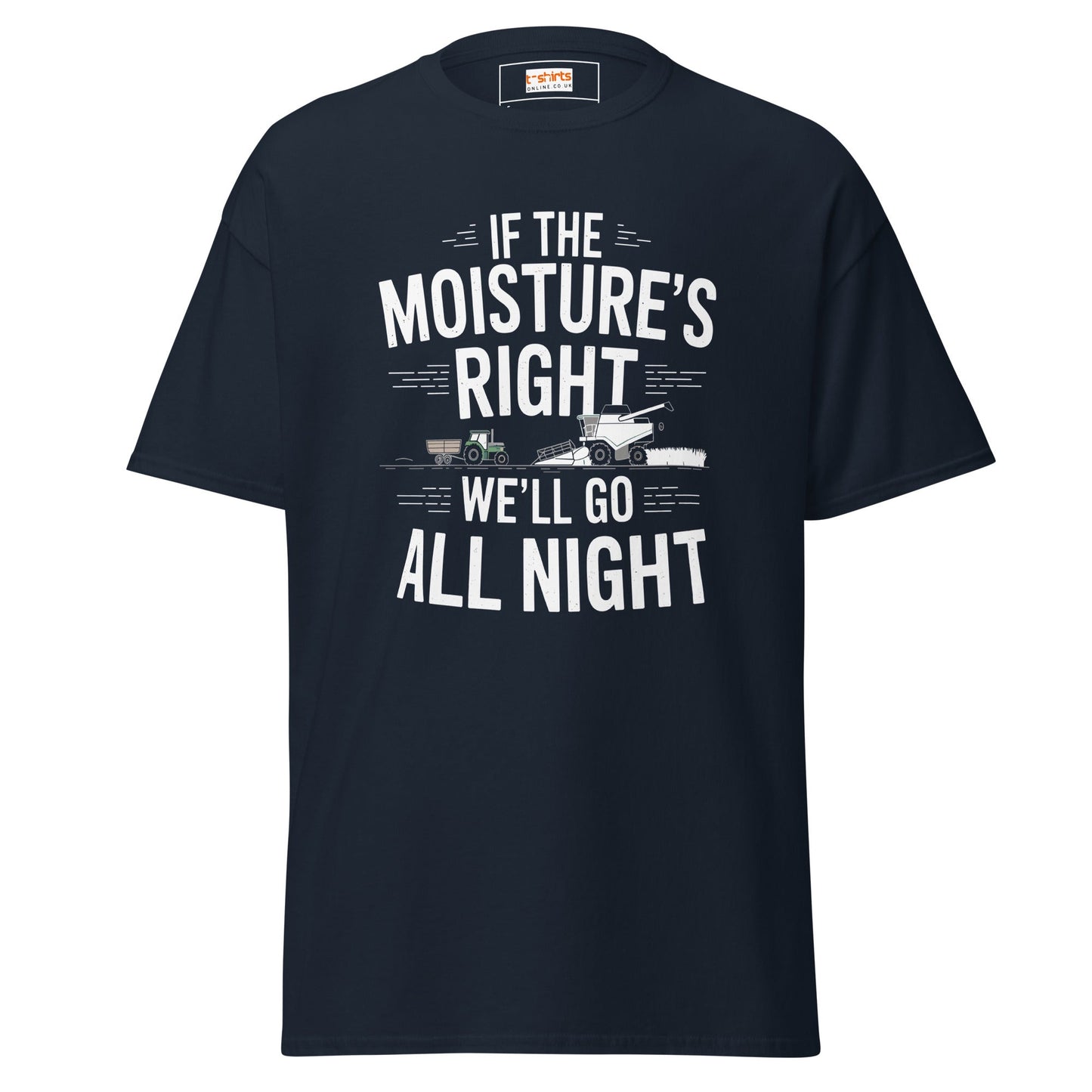 Go All Night | Farmer T-Shirt - Navy - T-Shirts Online