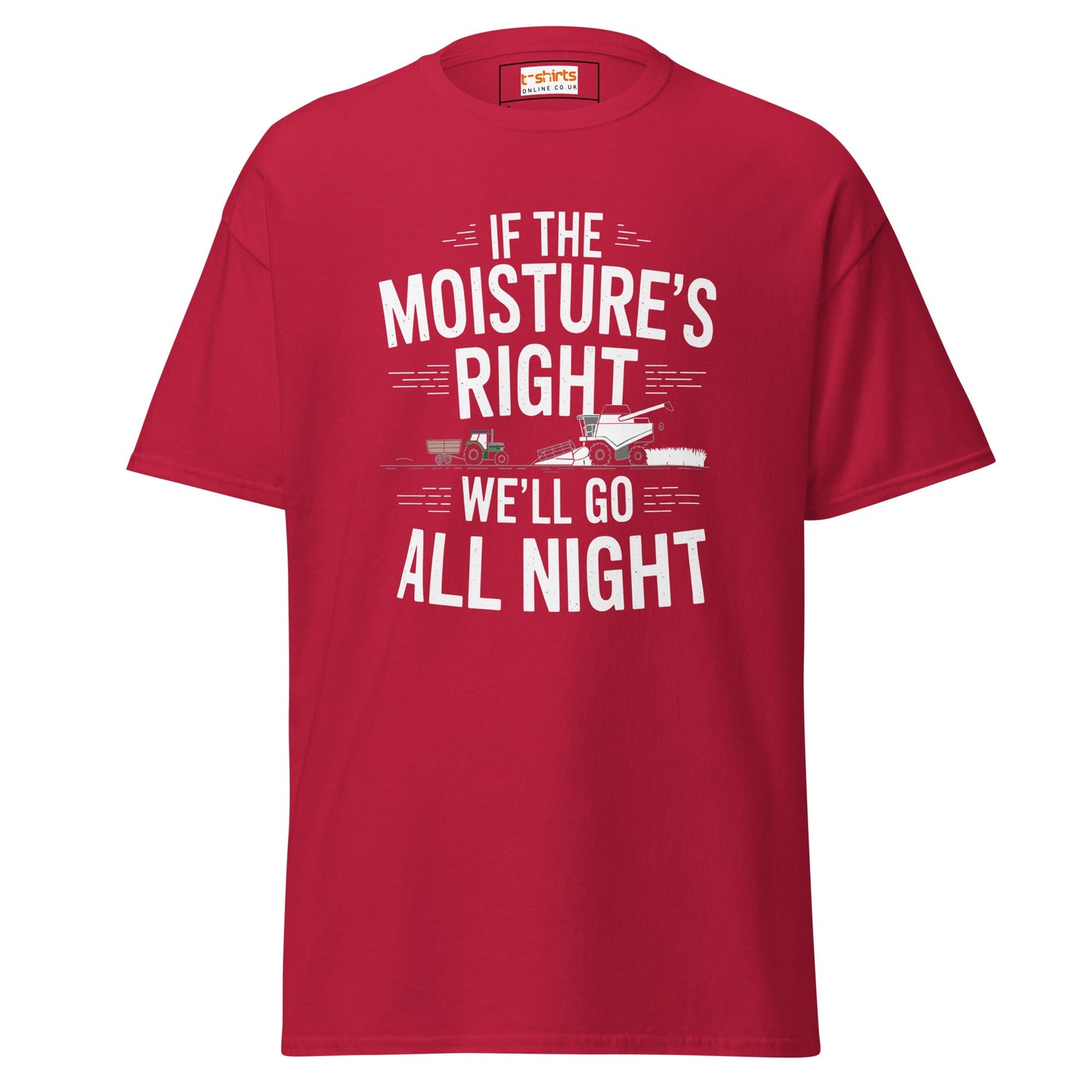 Go All Night | Farmer T-Shirt - Cardinal - T-Shirts Online