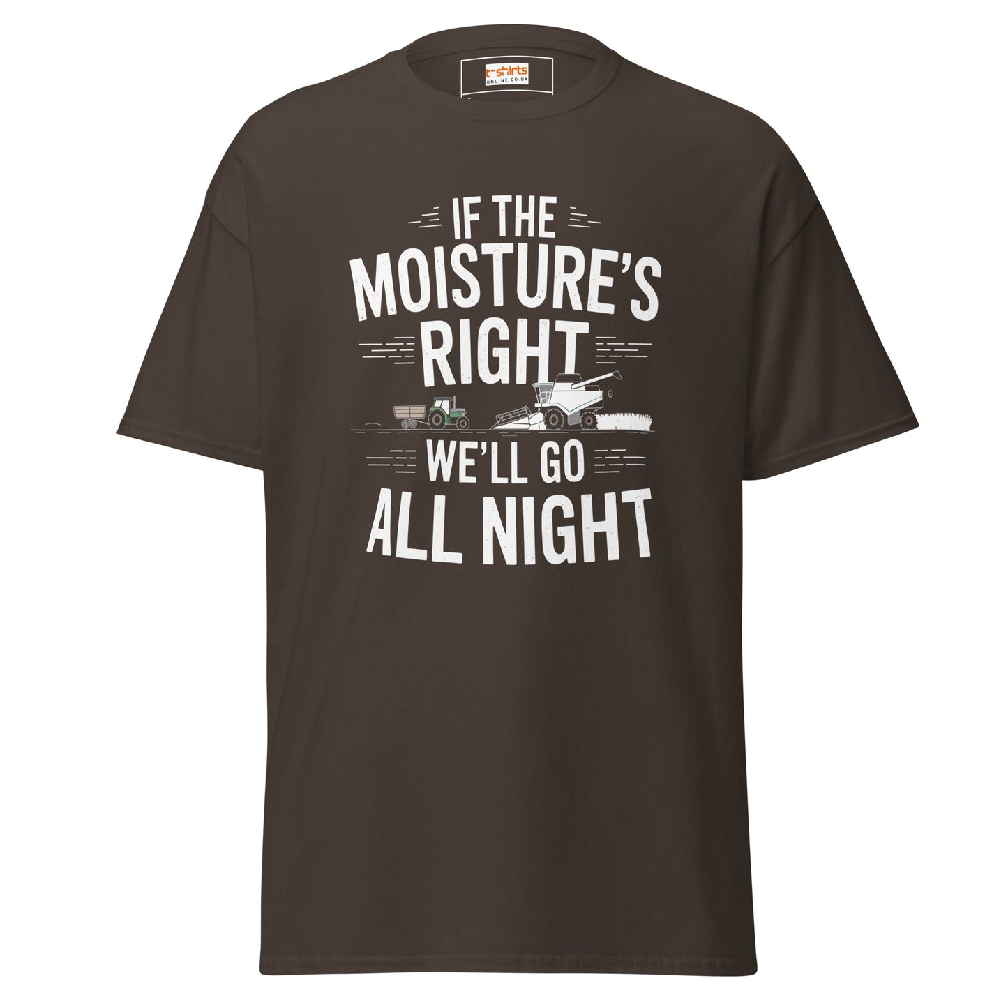 Go All Night | Farmer T-Shirt - Dark Chocolate - T-Shirts Online