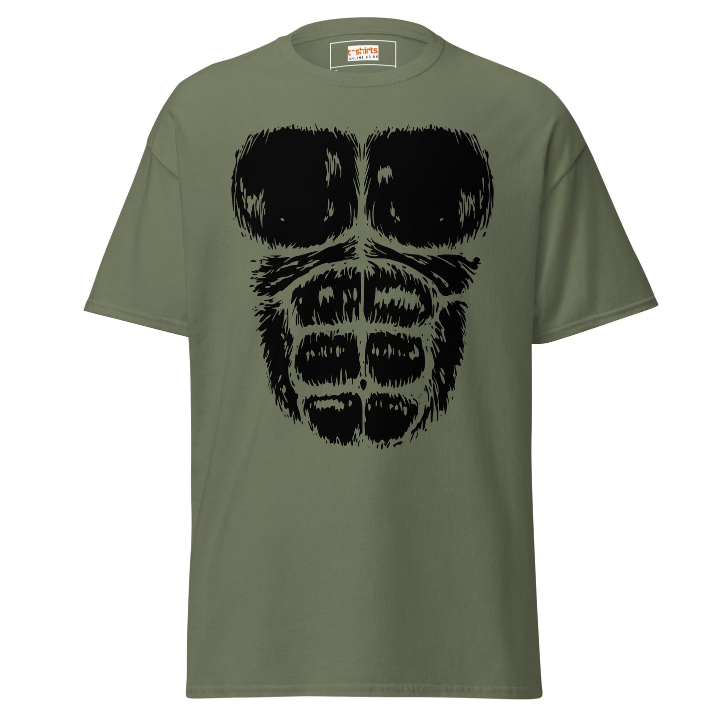 Gorilla Chest | Gorilla T-Shirt - Military Green - T-Shirts Online