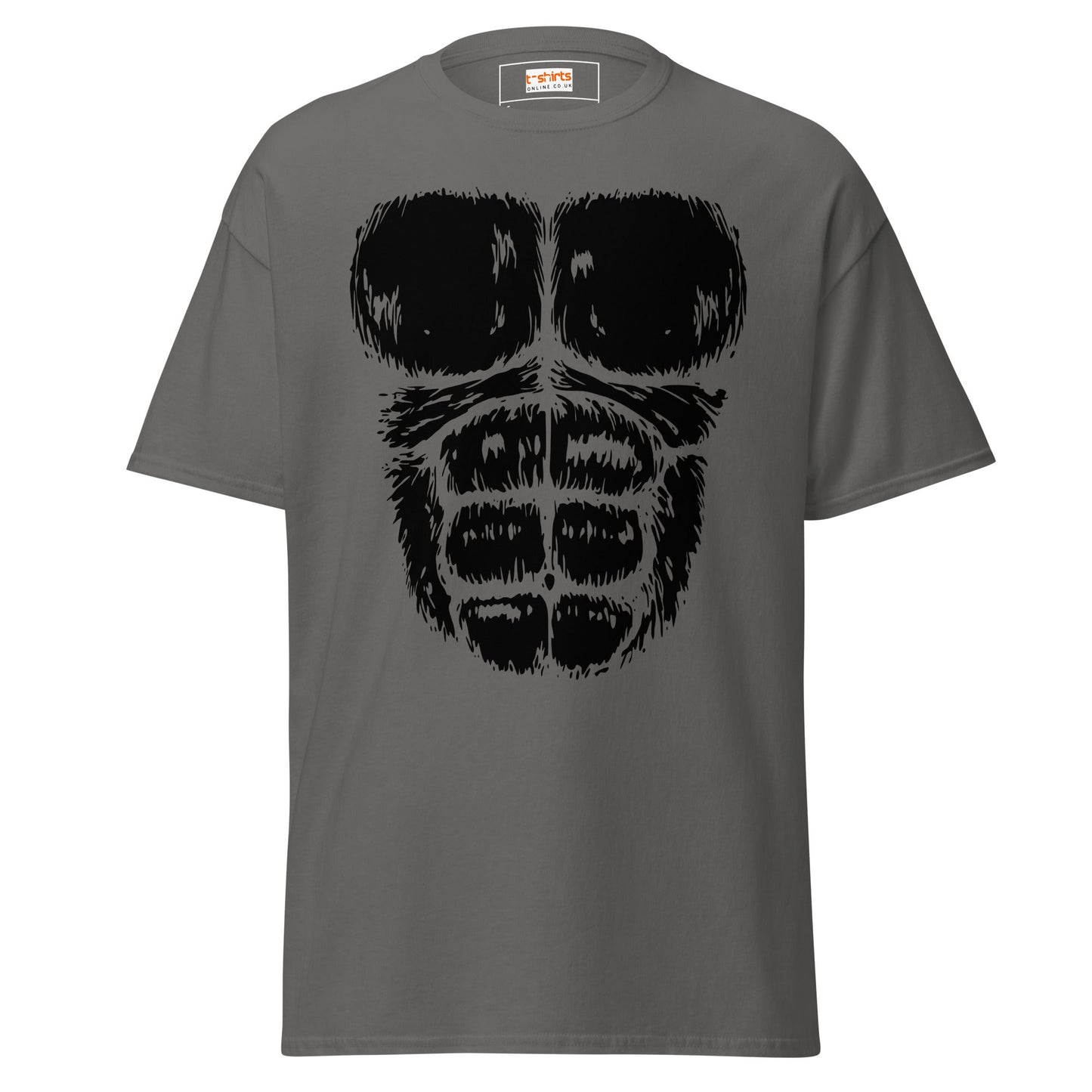 Gorilla Chest | Gorilla T-Shirt - Charcoal - T-Shirts Online