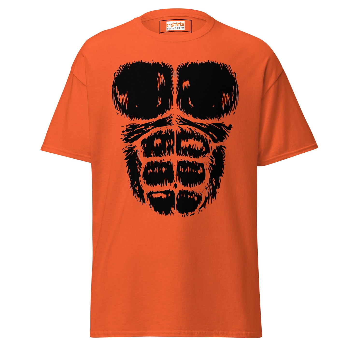Gorilla Chest | Gorilla T-Shirt - Orange - T-Shirts Online