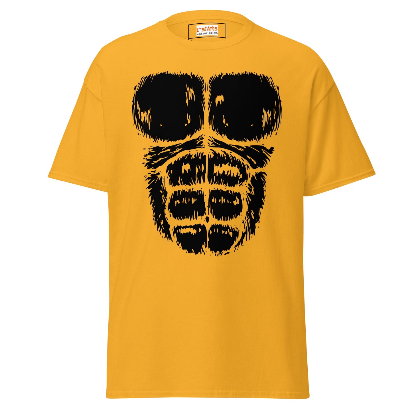 Gorilla Chest | Gorilla T-Shirt - Gold - T-Shirts Online
