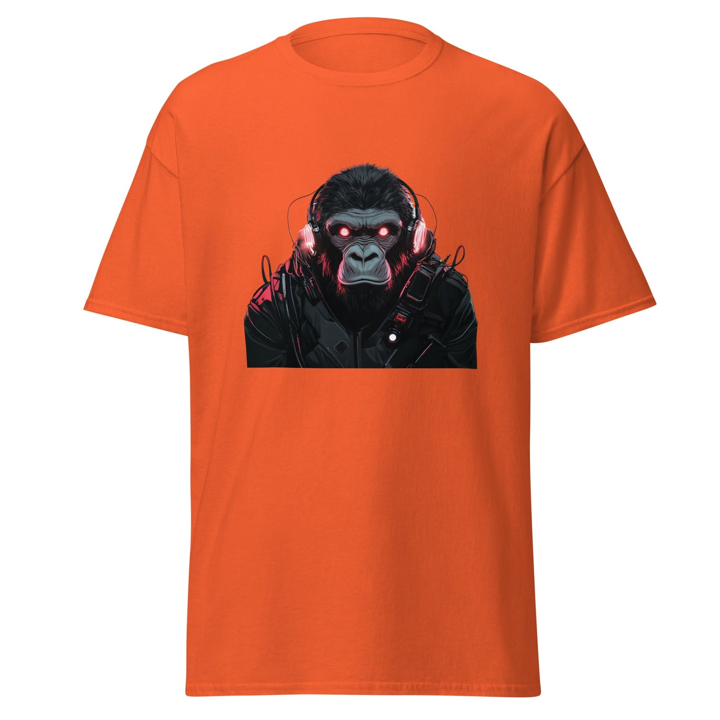 Gorilla DJ | Gorilla T-Shirt - Orange - T-Shirts Online