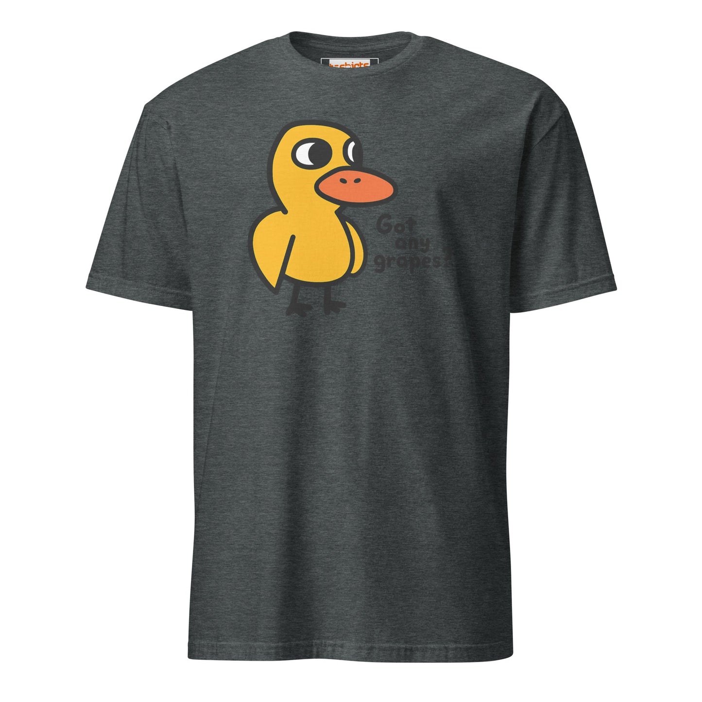 Got Any Grapes T-Shirt | Mr Duck Tee - Dark Heather - T-Shirts Online