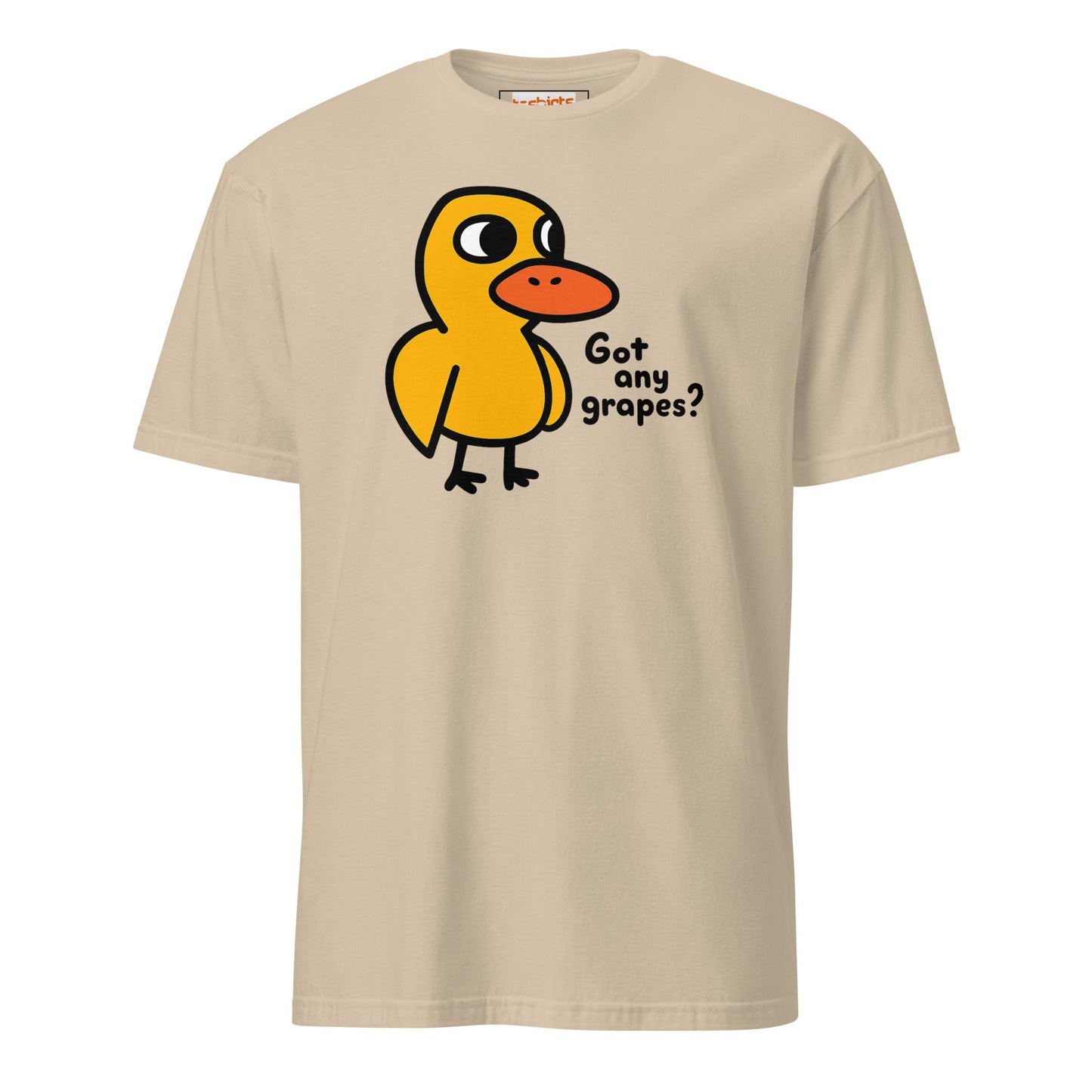 Got Any Grapes T-Shirt | Mr Duck Tee - Sand - T-Shirts Online
