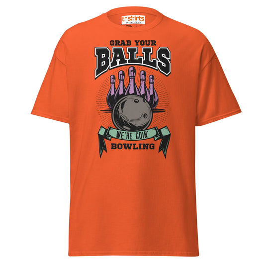 Grab Your Balls T-Shirt - Orange - T-Shirts Online