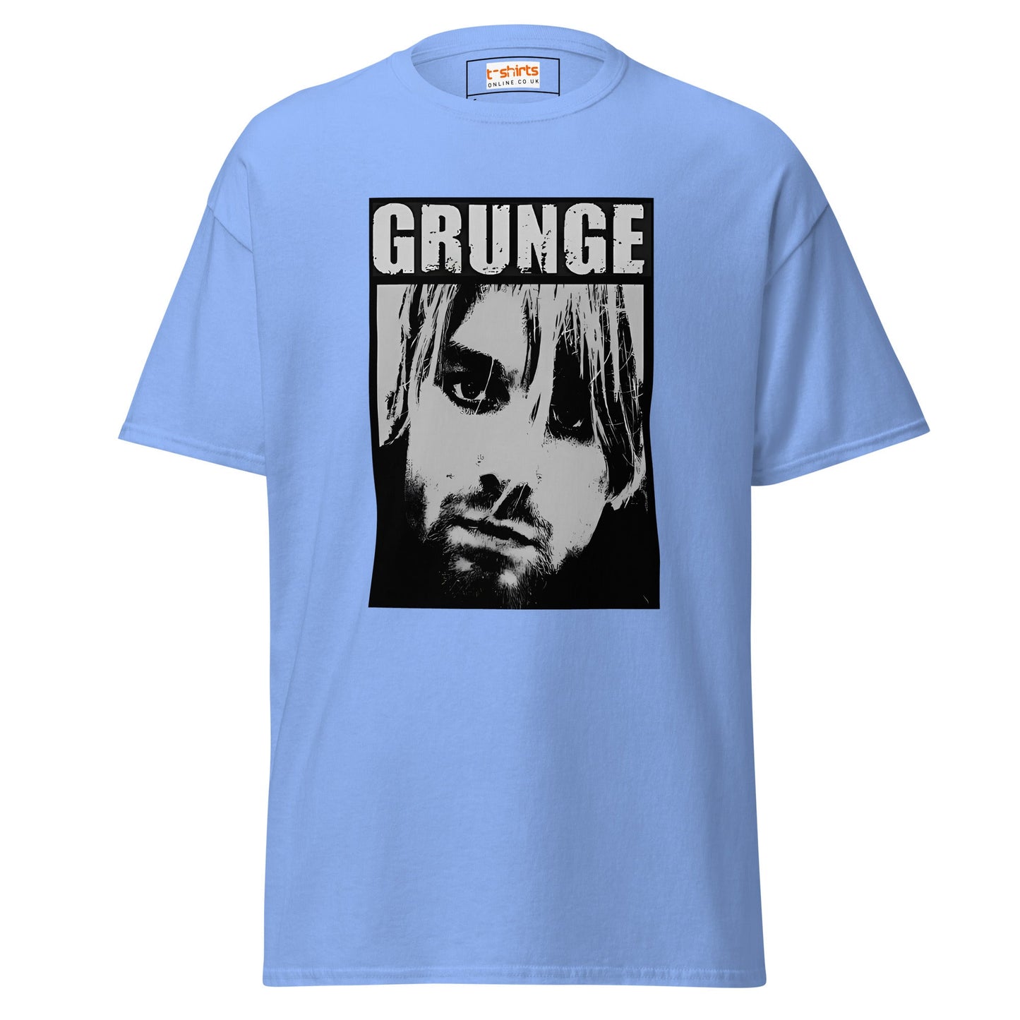 Grunge | Music T-Shirt - Carolina Blue - T-Shirts Online