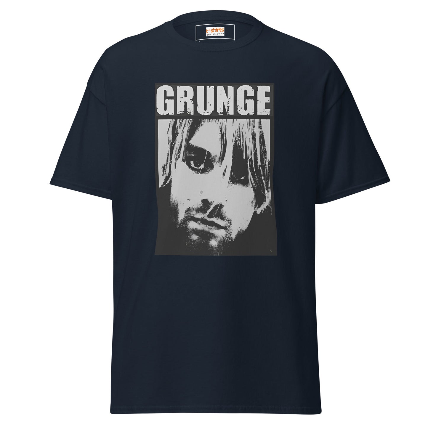 Grunge | Music T-Shirt - Navy - T-Shirts Online