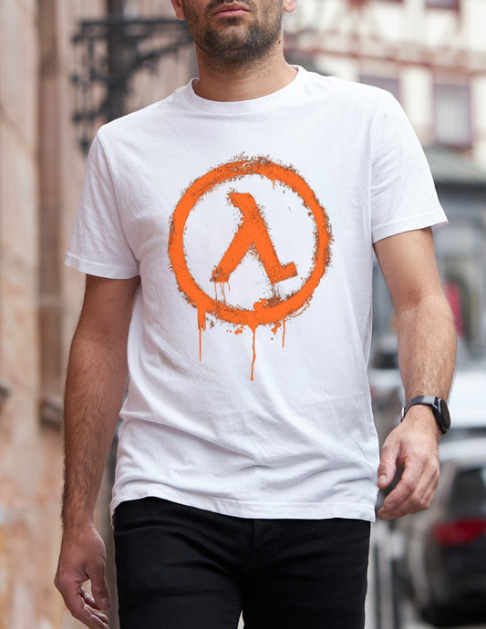 Half Life Retro Gaming T-Shirt | Black Mesa T-Shirt - Black - T-Shirts Online