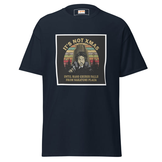 Hans Gruber | Die Hard Movie T-Shirt - Navy - T-Shirts Online