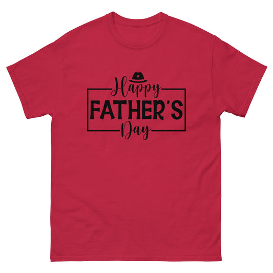 Happy Fathers Day | Father's Day T-Shirt - Cardinal - T-Shirts Online